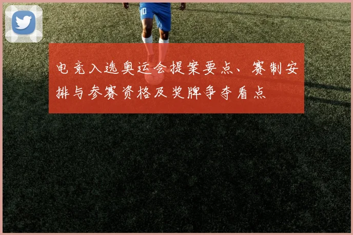 电竞入选奥运会提案要点、赛制安排与参赛资格及奖牌争夺看点