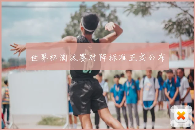 世界杯淘汰赛对阵标准正式公布